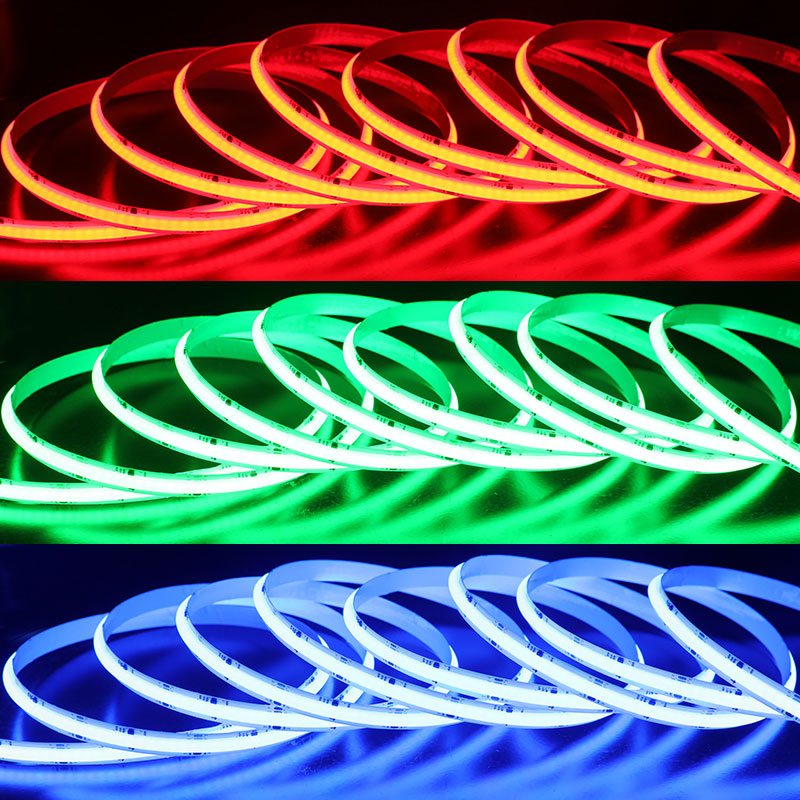 Extremely Bright Digital COB RGB LED Strip SM16703 Extremely Bright Digital COB RGB LED Strip SM16703